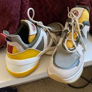 Michael Kors tennis ! Multi colored! Comfortable! Used